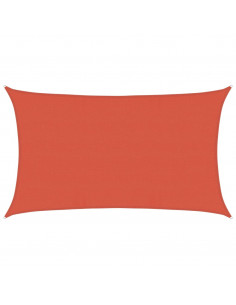 Vela Parasole 160 g/m² Terracotta 5x8 m in HDPE 2