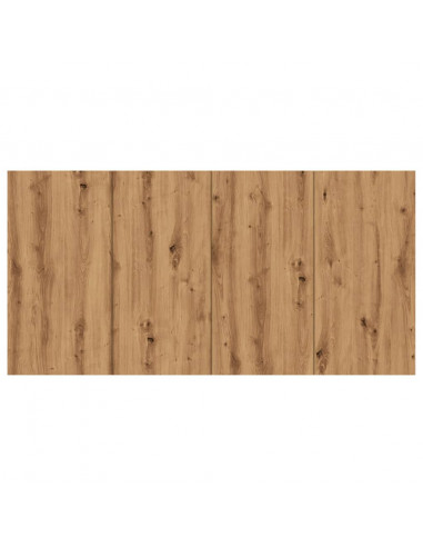 Testiera Rovere Artigianale 160x1,5x80 cm Legno Multistrato