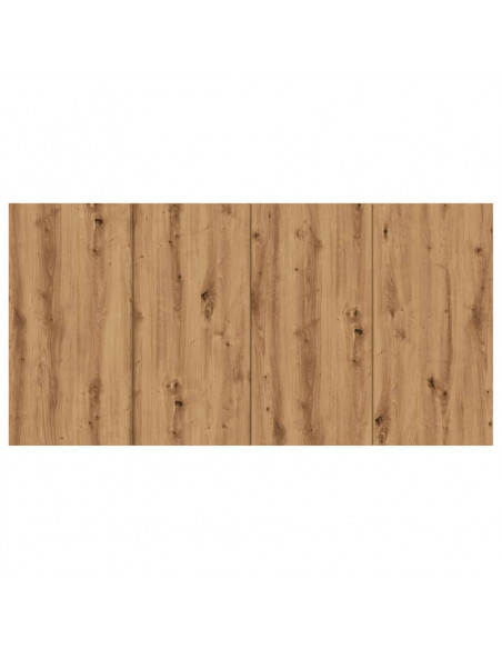 Testiera Rovere Artigianale 160x1,5x80 cm Legno Multistrato