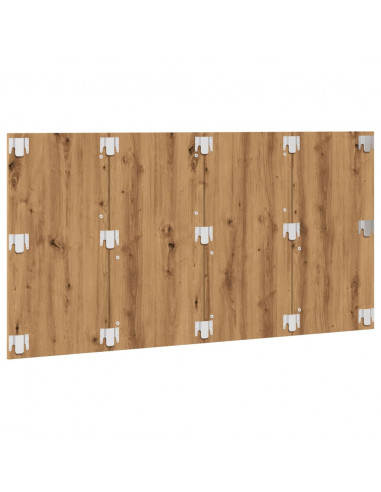 Testiera Rovere Artigianale 160x1,5x80 cm Legno Multistrato