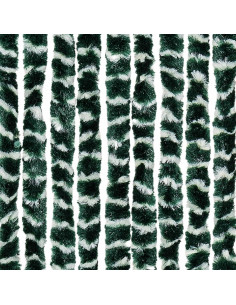 Zanzariera Verde e Bianco 100x220 cm Ciniglia