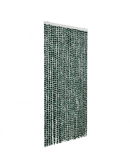 Zanzariera Verde e Bianco 100x220 cm Ciniglia