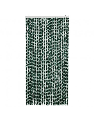 Zanzariera Verde e Bianco 100x220 cm Ciniglia