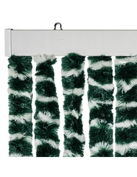Zanzariera Verde e Bianco 100x220 cm Ciniglia