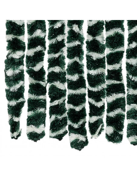 Zanzariera Verde e Bianco 100x220 cm Ciniglia