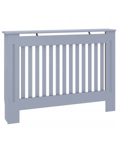 Copertura per Radiatore Antracite 112x19x81,5 cm in MDF 2