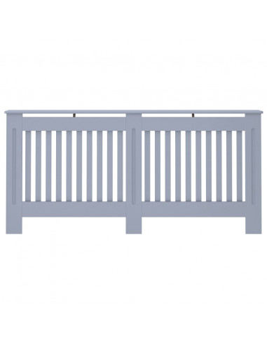 Copertura per Radiatore Antracite 172x19x81,5 cm in MDF