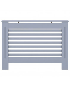 Copertura per Radiatore Antracite 112x19x81,5 cm in MDF 2