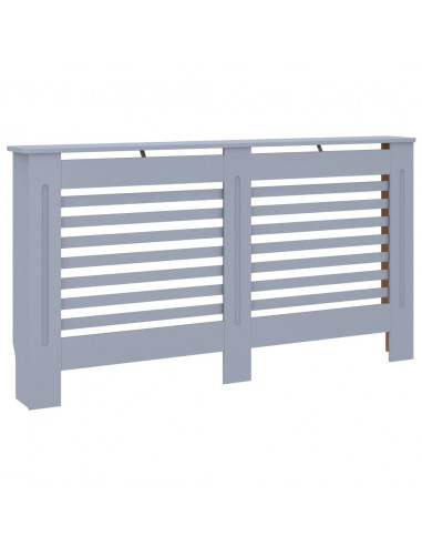 Copertura per Radiatore Antracite 152x19x81,5 cm in MDF