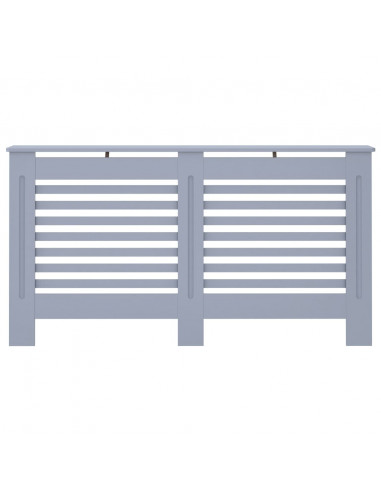 Copertura per Radiatore Antracite 152x19x81,5 cm in MDF