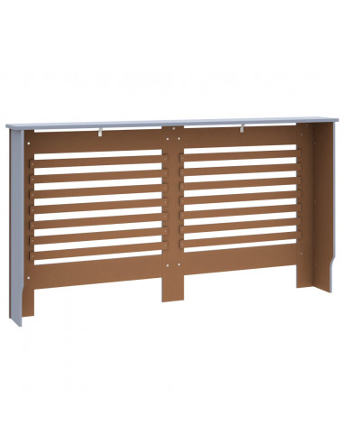 Copertura per Radiatore Antracite 152x19x81,5 cm in MDF