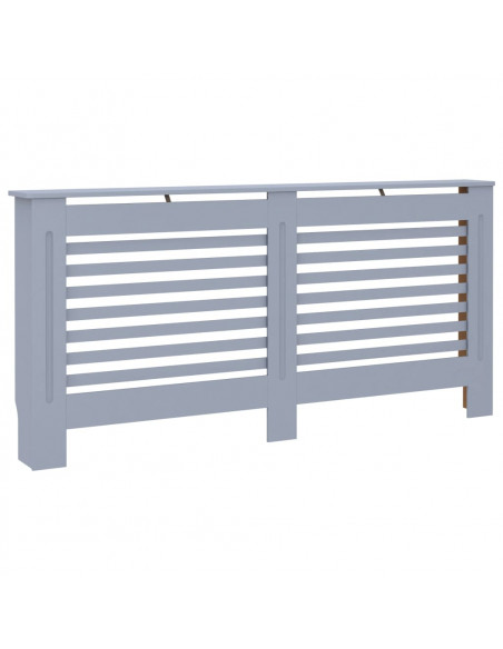 Copertura per Radiatore Antracite 172x19x81,5 cm in MDF