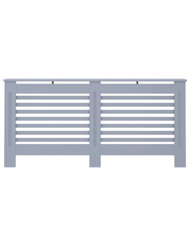 Copertura per Radiatore Antracite 172x19x81,5 cm in MDF