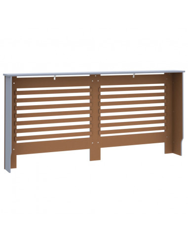 Copertura per Radiatore Antracite 172x19x81,5 cm in MDF