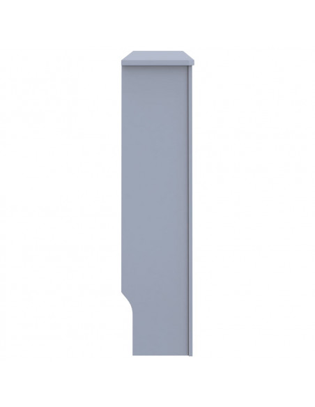 Copertura per Radiatore Antracite 112x19x81 cm in MDF