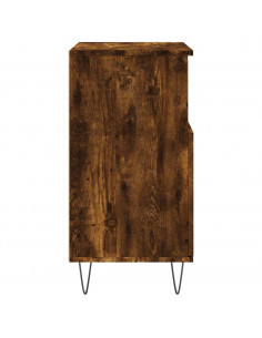 Credenze 3 pz Rovere Fumo in Legno Multistrato 2