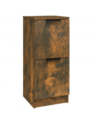 Credenza Rovere Fumo 30x30x70 cm in Legno Multistrato