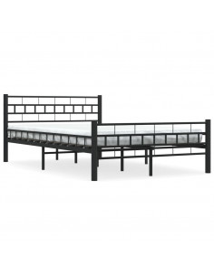 Giroletto Nero in Acciaio 140x200 cm 2