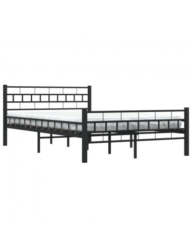 Giroletto Nero in Acciaio 140x200 cm