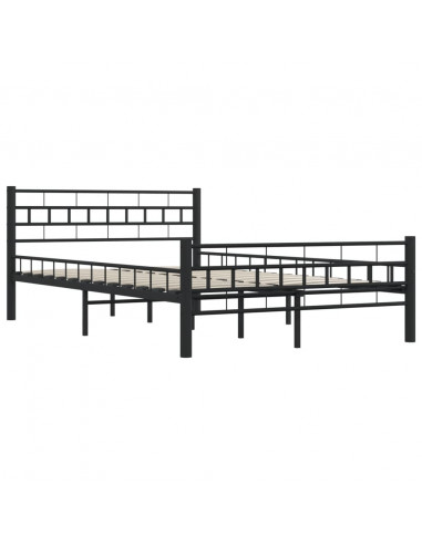 Giroletto Nero in Acciaio 140x200 cm