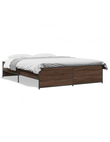 Giroletto Rovere Marrone 140x200cm in Legno Multistrato Metallo