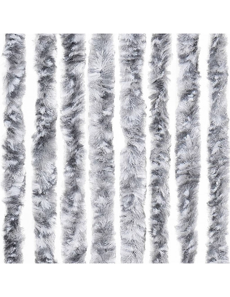 Zanzariera Bianca e Grigia 56x185 cm Ciniglia