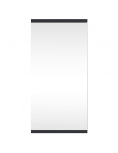 Armadietto Angolare con Specchio da Bagno Grigio 30x24x60 cm