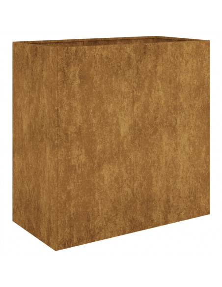 Fioriera 80x40x80 cm in Acciaio Corten