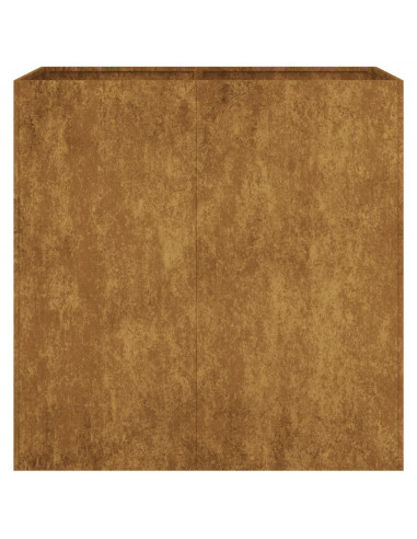 Fioriera 80x40x80 cm in Acciaio Corten