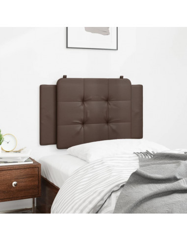 Cuscino Testiera Marrone 80 cm in Similpelle
