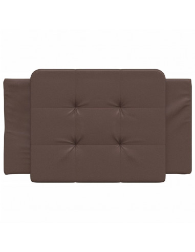 Cuscino Testiera Marrone 80 cm in Similpelle
