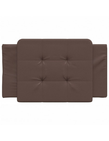 Cuscino Testiera Marrone 80 cm in Similpelle