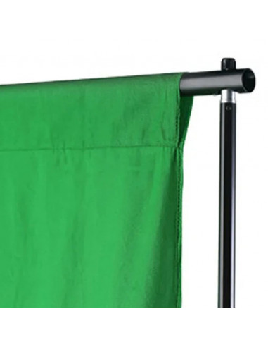 Fondale in Cotone Verde 500x300 cm per Croma Key
