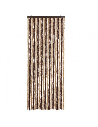 Zanzariera Beige e Marrone Chiaro 56x200cm Ciniglia