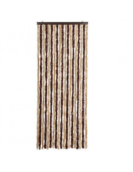 Zanzariera Beige e Marrone Chiaro 56x200cm Ciniglia