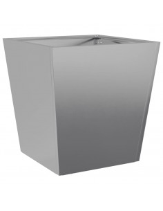 Fioriera da Giardino 40x40x40 cm in Acciaio Zincato 2