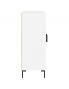 Credenza Bianca 69,5x34x90 cm in Legno Multistrato 2