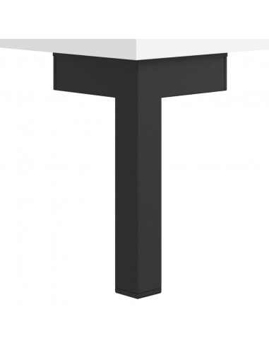 Credenza Bianca 69,5x34x90 cm in Legno Multistrato