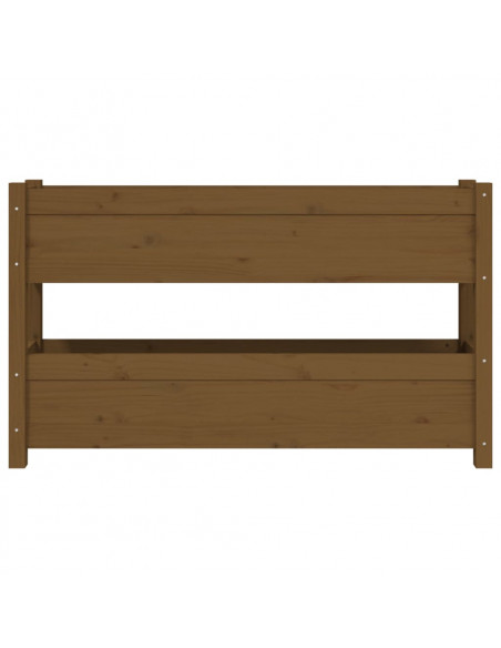 Fioriera Miele 112x25x66 cm in Legno Massello di Pino