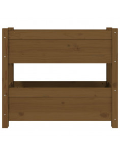 Fioriera Miele 77x25x66 cm in Legno Massello di Pino