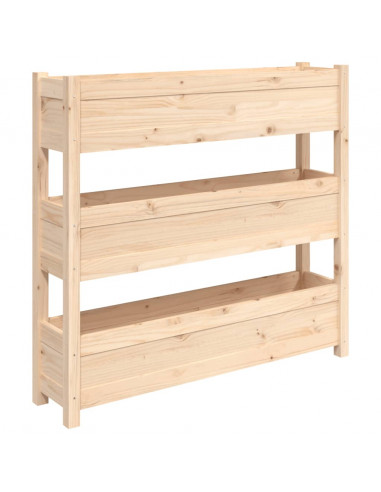 Fioriera 112x25x104,5 cm in Legno Massello di Pino