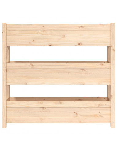 Fioriera 112x25x104,5 cm in Legno Massello di Pino