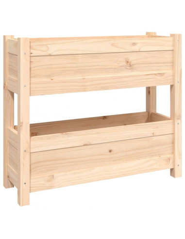 Fioriera 77x25x66 cm in Legno Massello di Pino