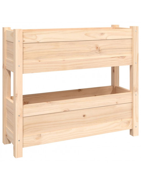 Fioriera 77x25x66 cm in Legno Massello di Pino