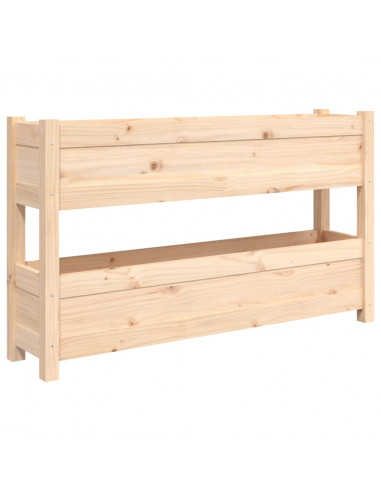 Fioriera 112x25x66 cm in Legno Massello di Pino