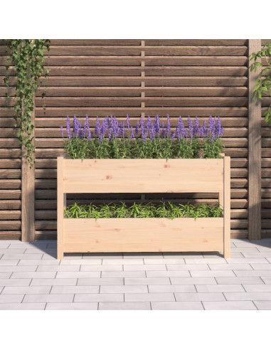 Fioriera 112x25x66 cm in Legno Massello di Pino