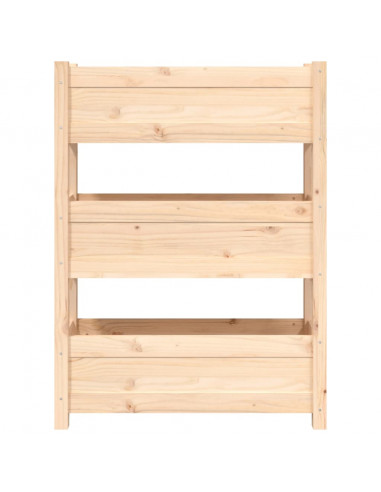 Fioriera 77x25x104,5 cm in Legno Massello di Pino