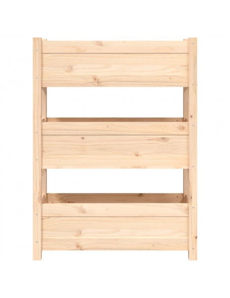 Fioriera 77x25x104,5 cm in Legno Massello di Pino