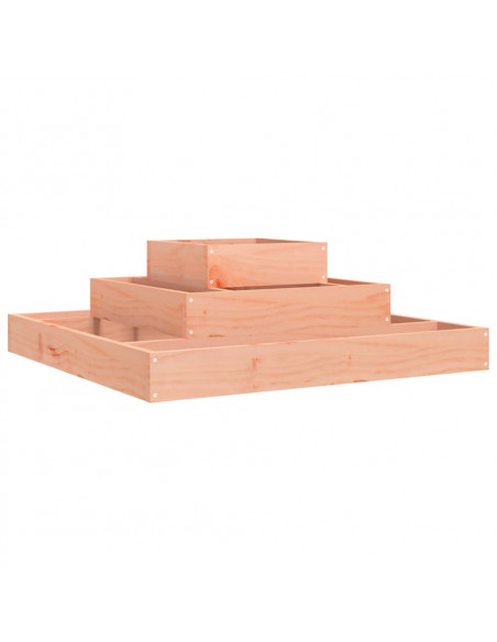 Fioriera 80x80x27 cm in Legno Massello di Douglas