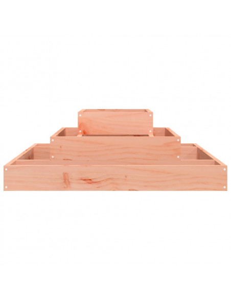 Fioriera 80x80x27 cm in Legno Massello di Douglas